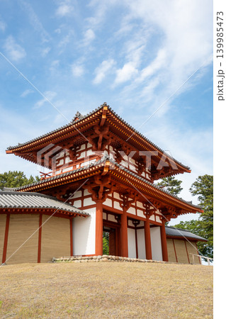 古代東北の玄関口　復元された多賀城南門　 139985473