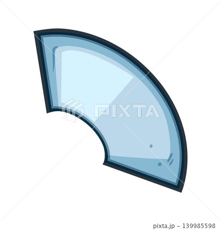 Curved quarter circle displaying flexible screen concept technology Curved quarter circle displaying flexible screen concept technology 139985598