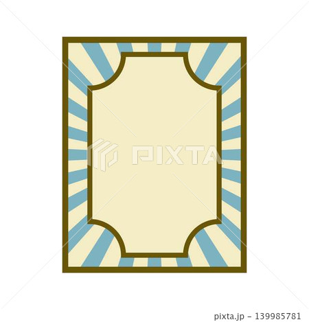 Vintage circus poster design frame blank template Vintage circus poster design frame blank template 139985781
