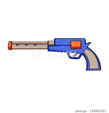 Toy pistol cap gun for childhood play 139985831