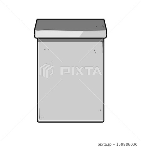 Wall mounted mailbox receiving letters communication mail 139986030