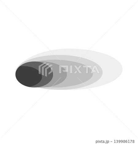 Fading gradient oval shapes creating soft shadows Fading gradient oval shapes creating soft shadows 139986178