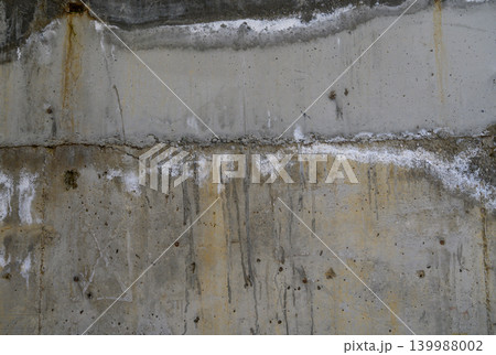 Old concrete wall with water damage texture Old concrete wall with water damage texture 139988002