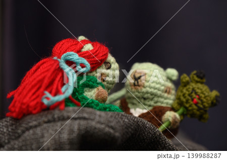 Two Crochet Amigurumi Capybara Plush Toys 139988287
