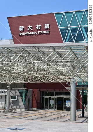 新大村駅 東口(さくら口)(西九州新幹線 長崎県大村市) 新大村駅 東口(さくら口)(西九州新幹線 長崎県大村市) 139988313