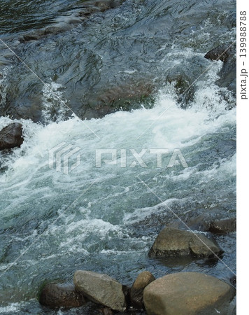 河川の氾濫・増水 溢水 越水 A river overflows 河川の氾濫・増水 溢水 越水 A river overflows 139988788