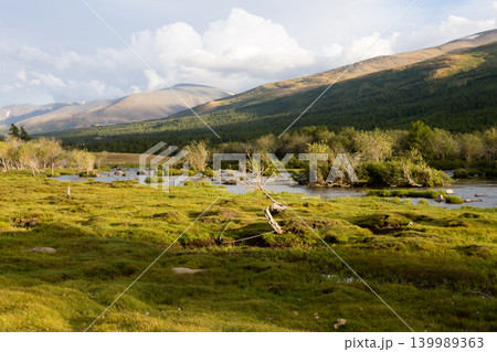 Altai Tavan Bogd National Park landscape, Mongolia 139989363