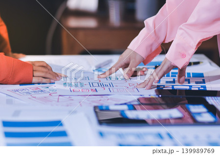 team of UI UX web designer are working together to develop mobile responsive websites with UI UX front end designer previews team of UI UX web designer are working together to develop mobile responsive websites with UI UX front end designer previews 139989769