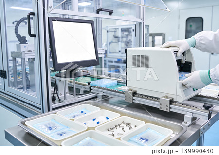 Automated medical device assembly line with sterile packaging and quality control Automated medical device assembly line with sterile packaging and quality control 139990430