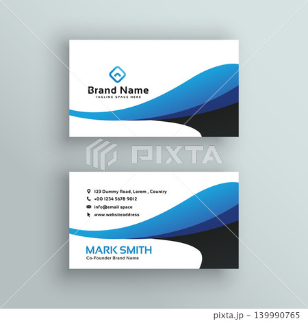 modern creative business card vector design modern creative business card vector design 139990765