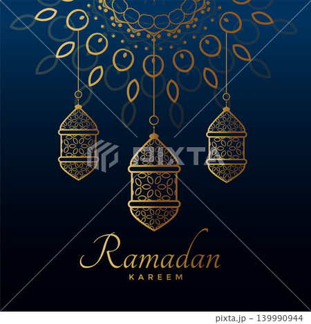 hanging golden lamps for ramadan kareem festival hanging golden lamps for ramadan kareem festival 139990944