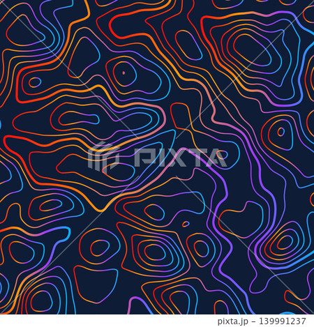 topographic colorful contour illustration background 139991237