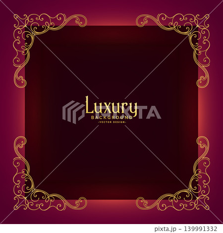 royal invitation card background with ornamental frame decoration royal invitation card background with ornamental frame decoration 139991332