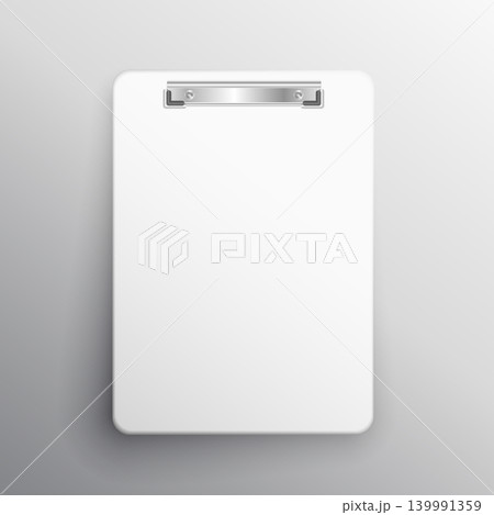 Page holder board mockup template 139991359
