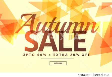 seasonal autumn sale banner poster template design seasonal autumn sale banner poster template design 139991408
