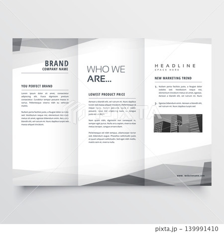 elegant trifold brochure design template elegant trifold brochure design template 139991410
