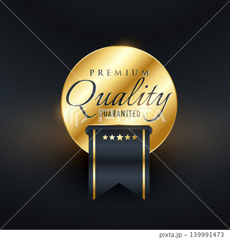 premium quality guarentee golden label design premium quality guarentee golden label design 139991473