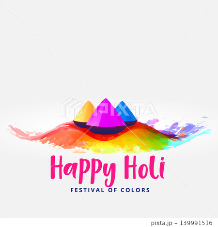 happy holi colors elements festival card greeting design happy holi colors elements festival card greeting design 139991516