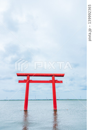 「茨城県」鹿島神宮 一の鳥居の風景 「茨城県」鹿島神宮 一の鳥居の風景 139992365