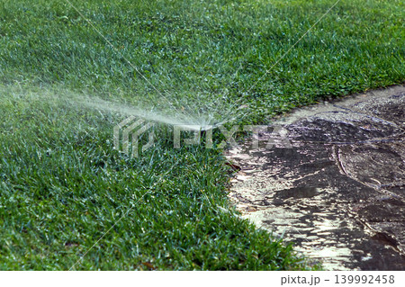 Grass lawn sprinkler 139992458