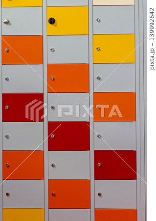 Box compartmens inside building interior Box compartmens inside building interior 139992642