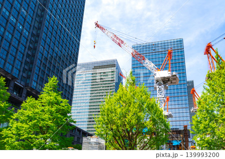 高層ビルの建設現場 139993200