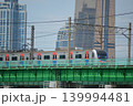 韓国　漢江鉄橋を渡る地下鉄1号線の電車 139994481
