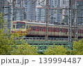 韓国　漢江鉄橋を渡る地下鉄1号線の電車 139994487