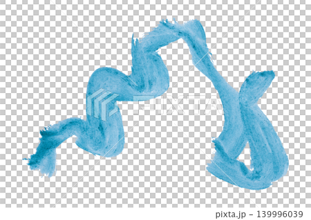 Light blue brush isolated on transparent background Light blue watercolor Light blue brush isolated on transparent background Light blue watercolor 139996039