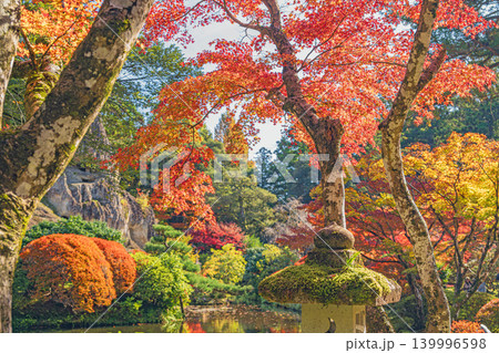 石川 那谷寺の秋景色 石川 那谷寺の秋景色 139996598