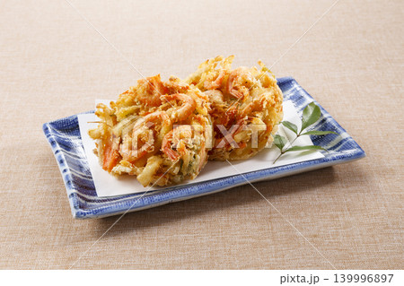 小えびと野菜のかき揚げ　瀬戸内海産小えび 139996897