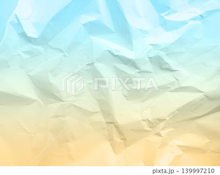 Paper blue beige crumpled background old vintage letter wrinkle sheet dirty crease page design letter torn parchment craft grunge kraft pattern rough canvas Page aged texture mockup vardboard wall 139997210