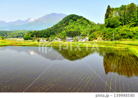 飯綱町荒瀬原より黒姫山方面を望む(長野県飯綱町)【2026.5】 139998580