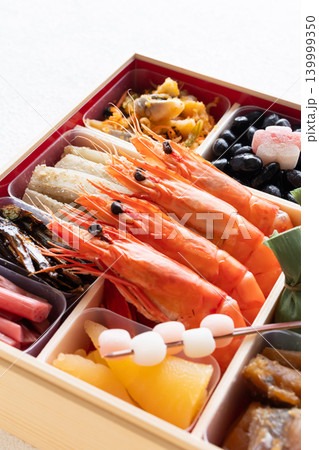 おせち料理 白背景 おせち料理 白背景 139999350