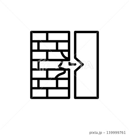 Instructional icon showing how to seal holes to prevent rodent entry. 139999761