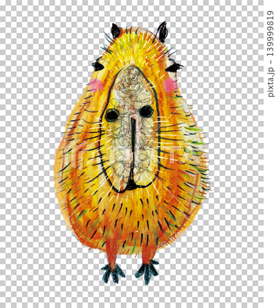 水豚的插圖 水豚的插圖 139999819