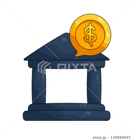 Illustration of Bank  139999845