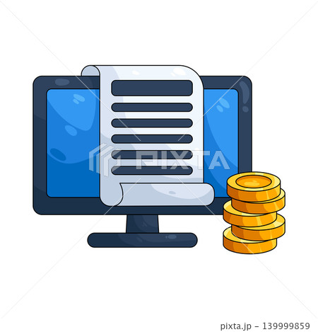 Illustration of Salary Report 139999859
