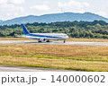 着陸した大型旅客機 140000602