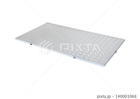 Ceiling Panel Heater. Ceiling armstrong heater. Far Infrared Ceiling Panels panel for office isolated on white, clipping path 140001068