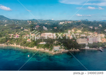 Aerial view of Corfu island, Greece. Aerial view of Corfu island, Greece. 140001849