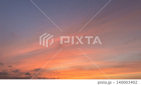 夕暮れの美しい空 夕暮れの美しい空 140003402