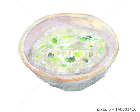 七草粥の水彩イラスト 七草粥の水彩イラスト 140003410