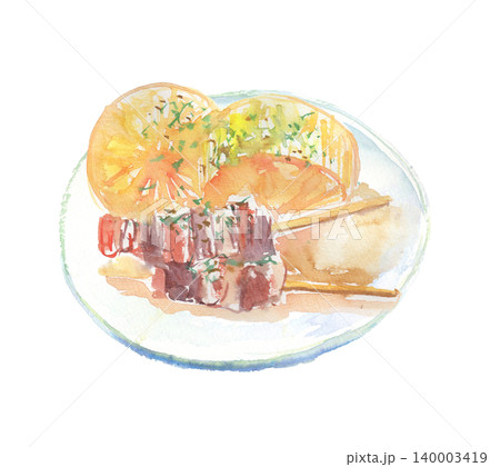 静岡おでんの水彩イラスト 静岡おでんの水彩イラスト 140003419