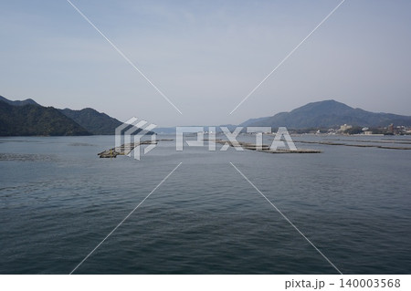 【広島県】日本三景安芸の宮島　弥山獅子岩駅展望台から見える景色 140003568