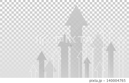 Upward/Increasing Arrow Business Background Frame Growth 140004765