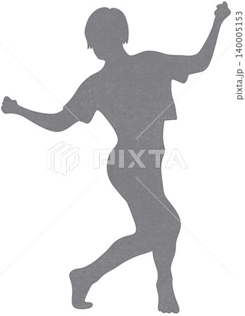 dance person shadow illustration 140005153