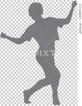 dance person shadow illustration 140005153