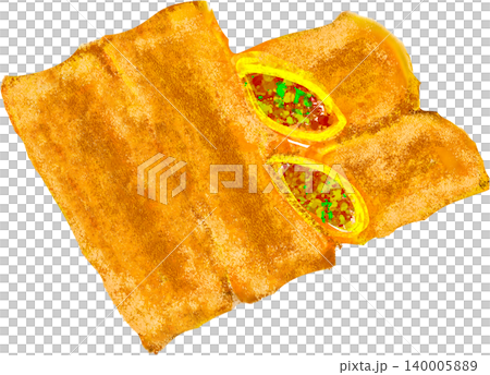 Spring roll illustration Spring roll illustration 140005889