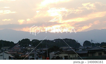田舎の夕焼け 田舎の夕焼け 140006161